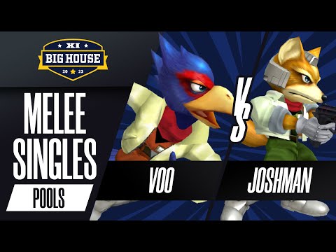 Voo (Falco) vs Joshman (Fox) - Melee Singles Pools - The Big House 11