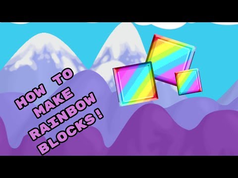 Making Rainbow Blocks | Growtopia