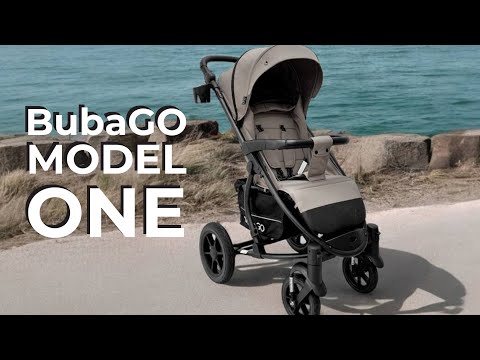 фото детская прогулочная коляска bubago model one(серый 0