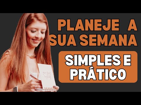 Como fazer seu PLANEJAMENTO SEMANAL - para iniciantes | Bruna Alice