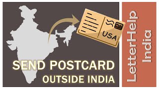 How to send postcards outside India | Send postcards abroad
