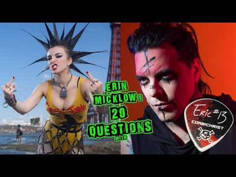 20 Questions with ERIC 13 - COMBICHRIST / SEX SLAVES  (Episode 1)