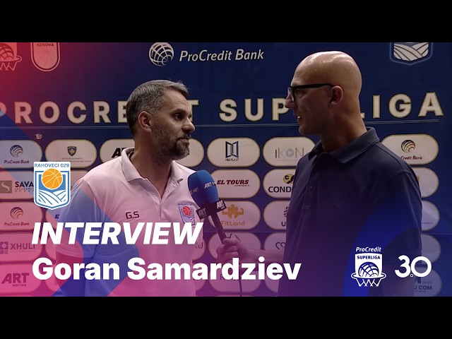  Intervista e trajnerit Goran Samardziev, pas ndeshjes me Trepçën