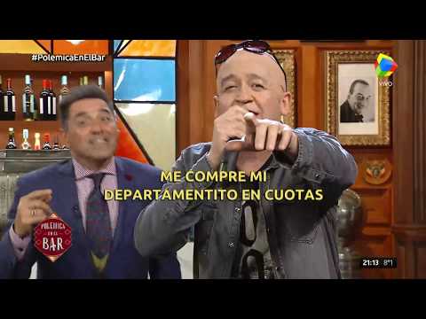 "Me quiero cortar la c...", el hit de Albertito en Polémica en el Bar
