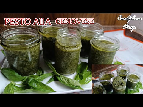 Pesto Alla Genovese/Come fare Pesto Alla Genovese/Pesto Alla Genovese Fatto in Casa.