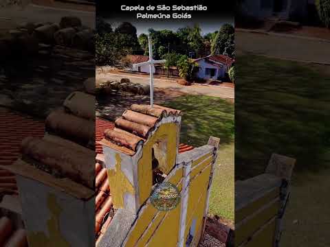PALMEÚNA DISTRITO DE JANDAIA GOIÁS, PROJETO VISÃO AÉREA - CAPELA DE SÃO SEBASTIÃO.
