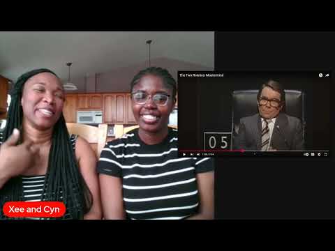 Americans React to Two Ronnies : Mastermind