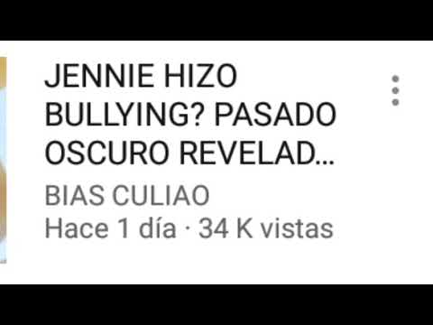 ¿Jennie Kim hizo Bullying?