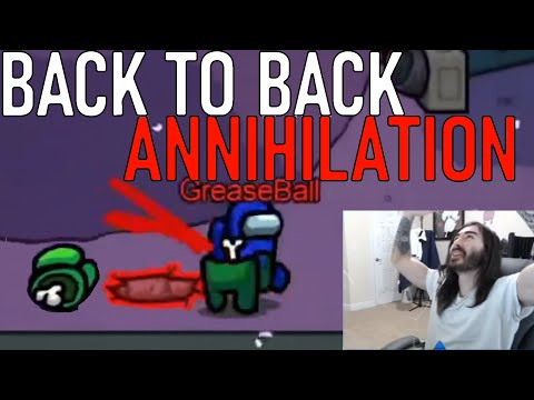 GREASEBALL BACK TO BACK IMPOSTOR (2) ANNIHILATION | Among Us Imposter