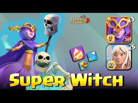 Super Witch Fireball | TH 17 Attack Strategy Legend League | Clash Of Clans | Dandi COC