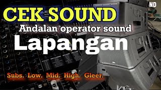 Download lagu CEK SOUND  ANDALAN SOUND LAPANGAN mp3