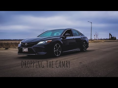 Lowering a 2019 Toyota Camry xse v6