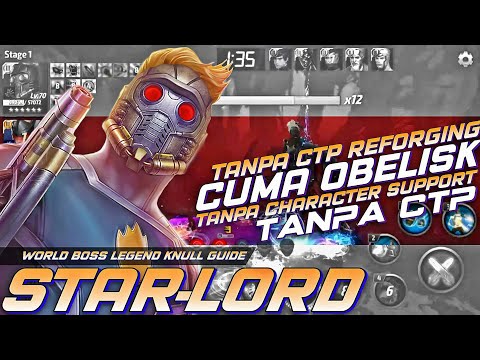 Panduan World Boss Legend Knull Tanpa Memakai CTP - Marvel Future Fight Indonesia 🇮🇩 (Bahasa Only)