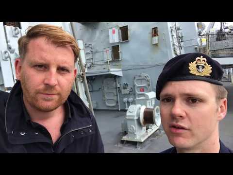 HMS Iron Duke is in Liverpool