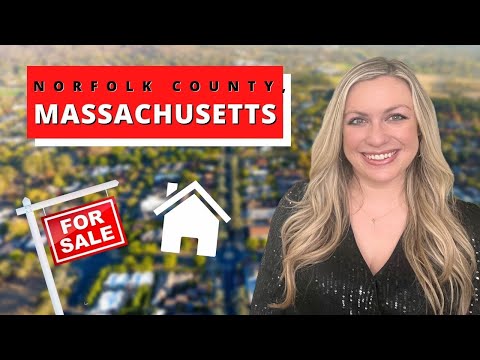 NORFOLK COUNTY, MA 🏡🏠🏘 LIVING in SUBURBS of MASSACHUSETTS!!