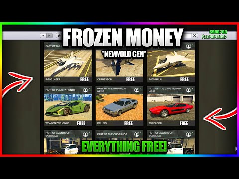 *IT'S BACK* GTA 5 Online FROZEN MONEY GLITCH! (NEW/OLD GEN) (EVERYTHING FREE!) PS4/PS5/XBOX/PC