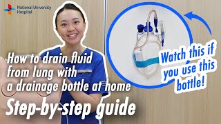 Indwelling Pleural Catheter (IPC) Drainage Guide | Using Drainage Bottle with Blue Cap