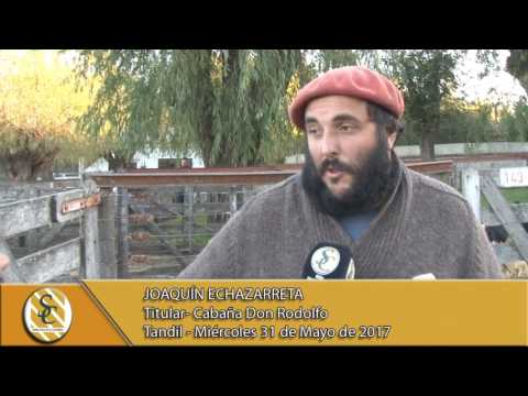 31-05-17 Nota a Joaquín Echazarreta - Cabaña Don Rodolfo - Suc. de Brivio y Cía - Tandil