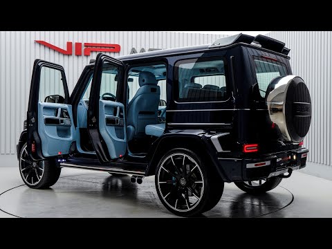2023 Blue Mercedes AMG G63 Brabus G800 - Savage Luxury SUV in Detail!