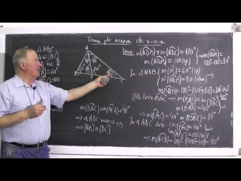 1/2 Lectia 394 - Congruenta triunghiurilor Suma unghiurilor unui triunghi - Probleme - Tema Clasa 6