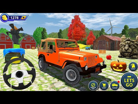 Offroad Truck Driving Simulator - Cargo 4x4 Jeep Hill Drive 3D - Android Gameplay