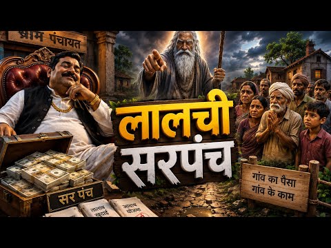 Lalchi sarpanch ki kahani। लालची सरपंच हिंदी कहानी। Toon Pagdandi। लालची सरपंच कार्टून।