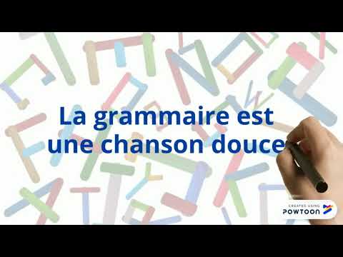 bande annonce La grammaire est une chanson douce