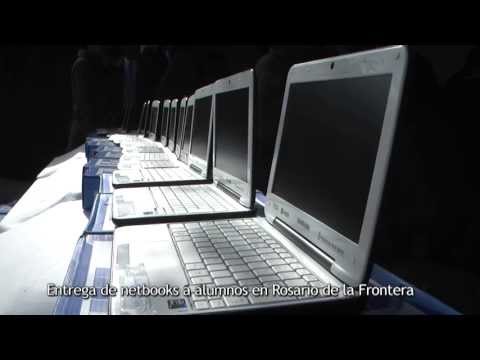 Entrega de netbooks a alumnos de Rosario de la Frontera, Salta