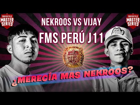¡LA VENGANZA DE VIJAY  🇵🇪 | NEKROOS VS VIJAY KESH FMS PERÚ J11 | CAMBIO DE BEAT