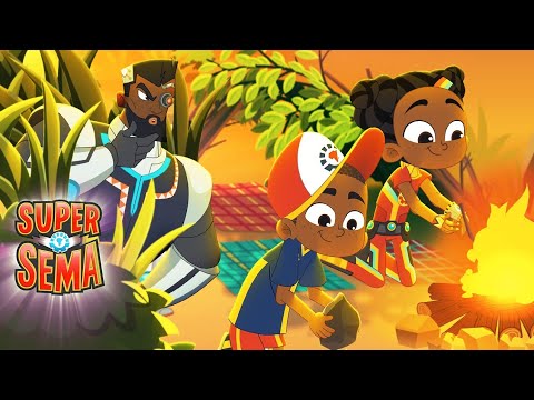 Trouble at Camp 🔦 Super Sema - Cartoons for Kids