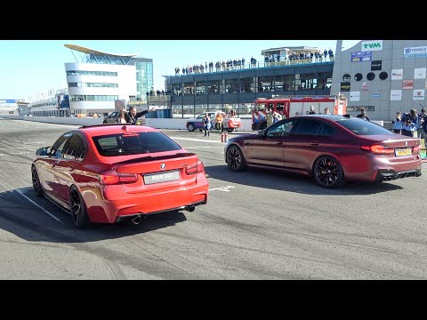 700HP BMW 340i XDrive VS. 750HP BMW M5 F90 Competition VS. 1200HP GTR VS. Golf 6R Etc!