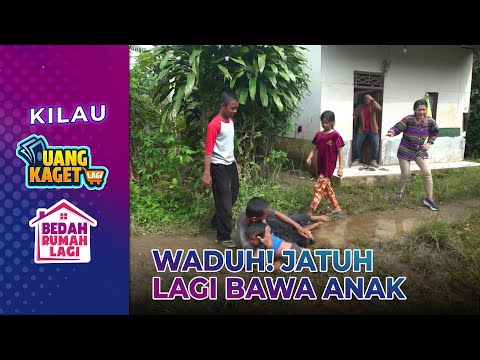 Pak Nurjaya Kepeleset Sedang Bawa Anak! - Kilau Uang Kaget & Bedah Rumah