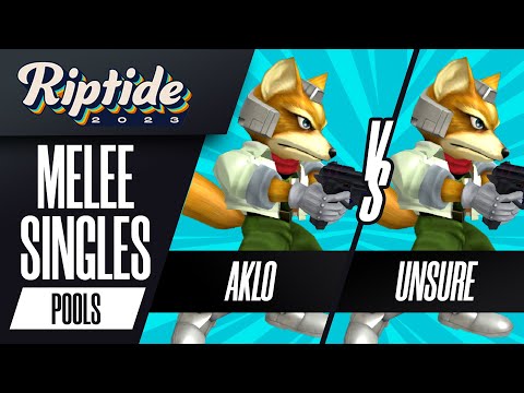 Aklo (Fox) vs Unsure (Fox) - Melee Singles Pools - Riptide 2023