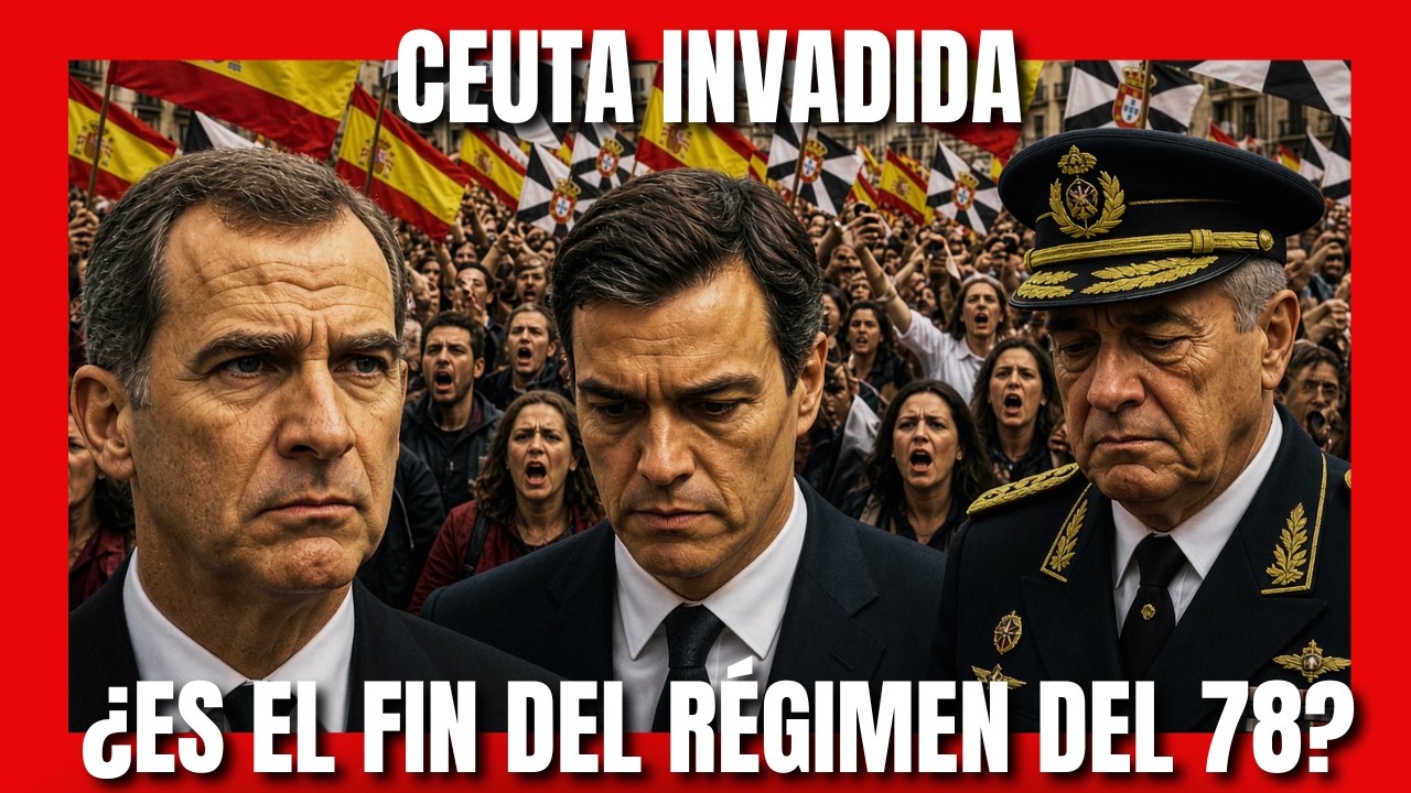 CEUTA INVADIDA: ¿EL PRINCIPIO DEL FIN DEL RÉGIMEN DEL 78? #ceuta #marruecos #pedrosánchez #reyfelipe