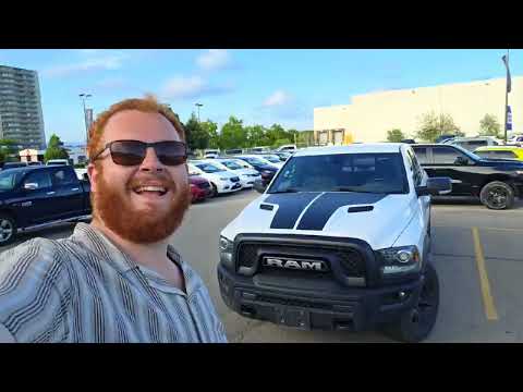2021 Ram 1500 Classic Warlock 4x4 Crew Cab 5'7" Box in Bright White for sale at Kitchener Chrysler Dodge Jeep Ram in Kitchener, ON