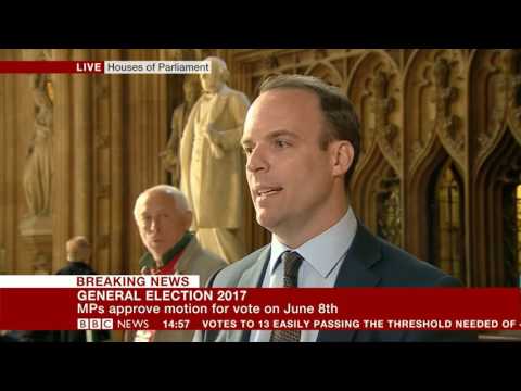 ( HD ) BBC News Coverage 19/04/17 - MP'S Vote for Election 2017