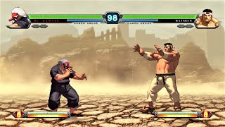 Mr. Karate vs Goro Daimon (Hardest AI) - KOF XIII