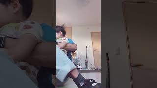 【 親子で楽しむ】🐱 #育児あるある #成長記録 #子育て #2歳4カ月 79.1cm 10.4kg 