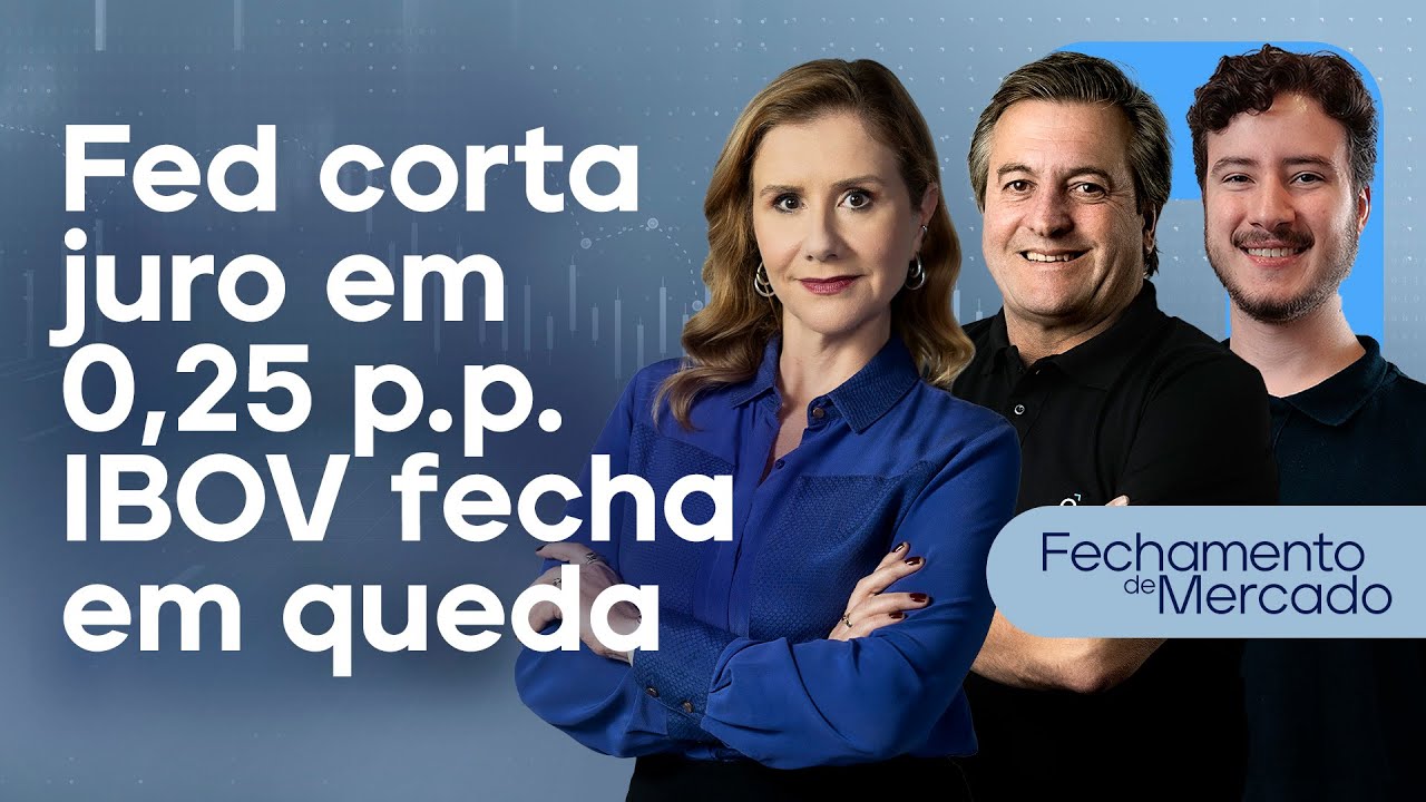 🔴 07/11/24 - FED CORTA JURO EM 0,25 P.P. | IBOV FECHA EM QUEDA | Fechamento de Mercado