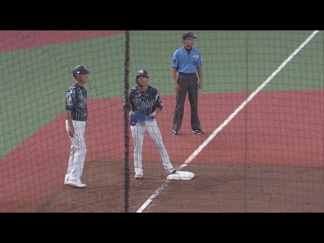 【ファーム】打球はライトの頭上!! ライオンズ・牧野翔矢 タイムリー3ベースヒットで先制!!  2024年8月18日 埼玉西武ライオンズ 対 オイシックス新潟アルビレックスBC