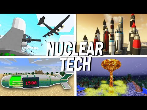HBM's Nuclear Tech Mod (Minecraft Mod Showcase 1.7.10)