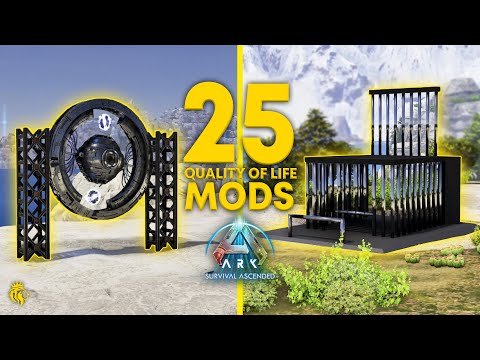 TOP 25 Quality Of Life MODS on ARK! | BETTER REPS? | ARK: Survival Ascended