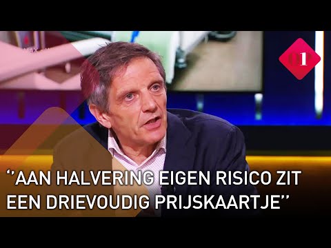 Econoom Arnoud Boot is kritisch over een halvering van het eigen risico | Op1