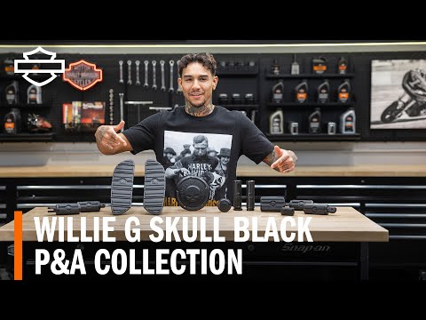 Harley-Davidson Willie G Skull Black Parts & Accessories Collection Overview