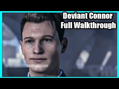 Detroit Become Human Deviant Connor Full Walkthrough Longplay PS5 Hank and Connor Become Family