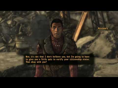How to Answer the Missionary's NCR Questions - G.I. Blues - Fallout: New Vegas