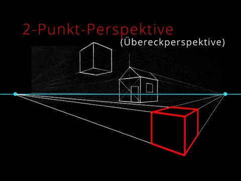 Perspektive mit zwei Fluchtpunkten: Quader & Würfel zeichnen