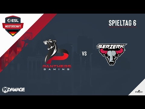 CS:GO - PANTHERS Gaming vs Berzerk - ESL Frühlingsmeisterschaft 2019 - Tag 6 - Cache