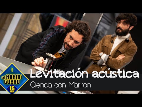 Marron sorprende a Blanca Suárez y Javier Rey con la levitación acústica - El Hormiguero