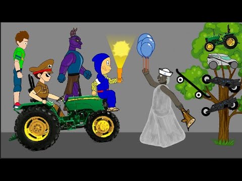 Granny vs Nick vs Rock Funny Animations - Drawing Cartoon 2